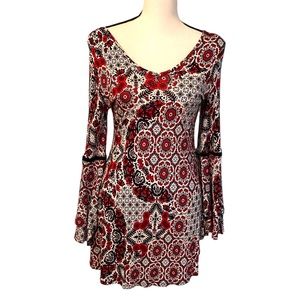 Bell Sleeve Tunic Top